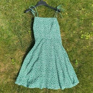 Green Floral Sundress